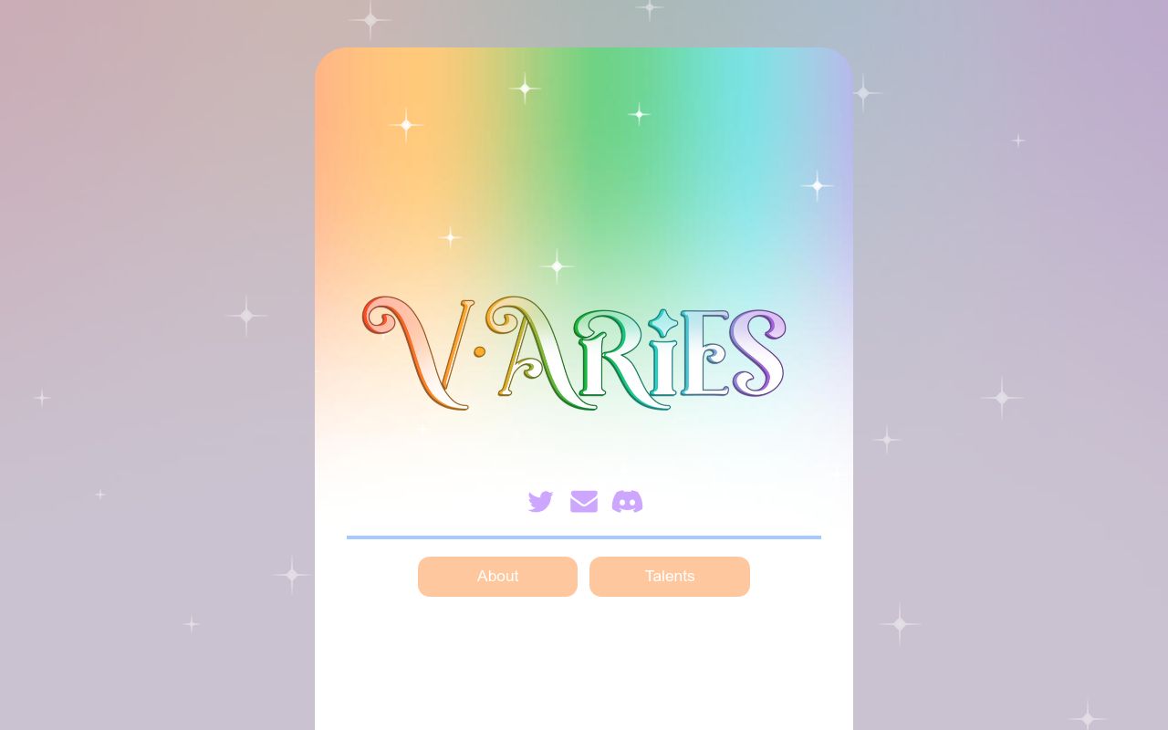 Carrd profile picture for @varies